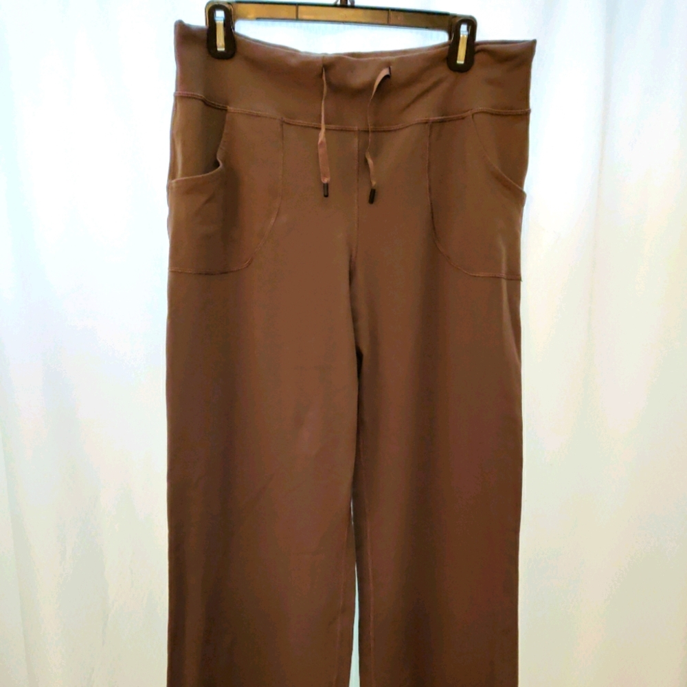 Lululemon wide leg pants gray